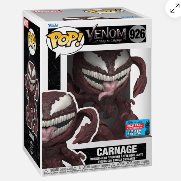 Funko Pop! Carnage 2021 Limited Edition 926 - Picture 1 of 11